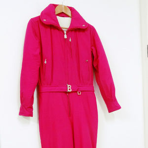 Bogner Vintage 1-Piece Hot Pink Snowsuit/Costume